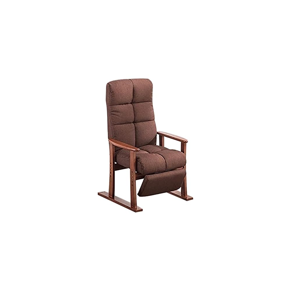 Office Chair Modern Living Room Chair Fabric Upholstered Furniture Lounge Reclining Armchair Accent Chair with Footrest (Color: C) (Color : C) (B)