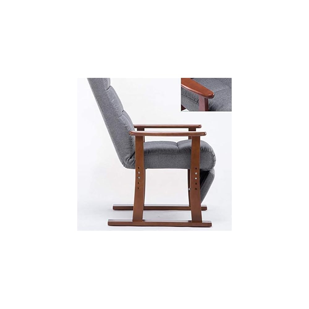 Office Chair Modern Living Room Chair Fabric Upholstered Furniture Lounge Reclining Armchair Accent Chair with Footrest (Color: C) (Color : C) (B)