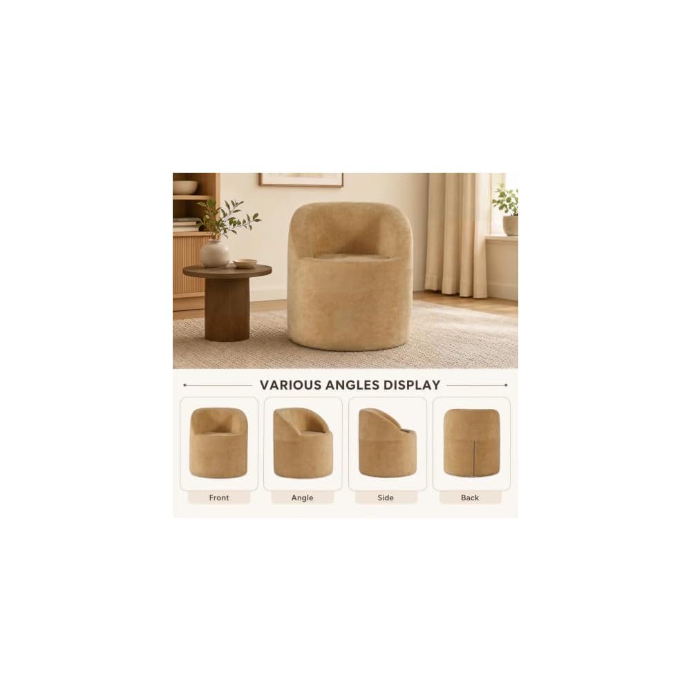 31.5'' Boneless Single Sofa Cozy Barrel Accent Chair