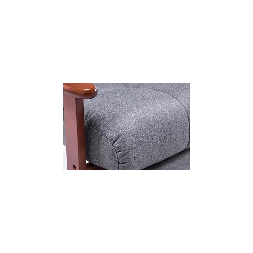 Office Chair Modern Living Room Chair Fabric Upholstered Furniture Lounge Reclining Armchair Accent Chair with Footrest (Color: C) (Color : C) (B)
