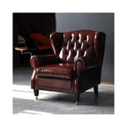 American Wood Skeleton Tiger Chair Godfather Cigar Chair Single Sofa