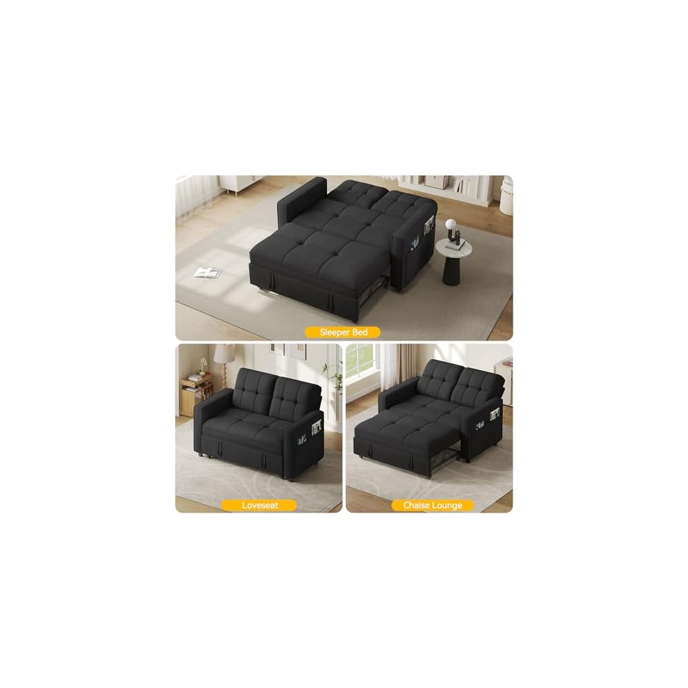 YITAHOME 3-in-1 Convertible Sofa Bed