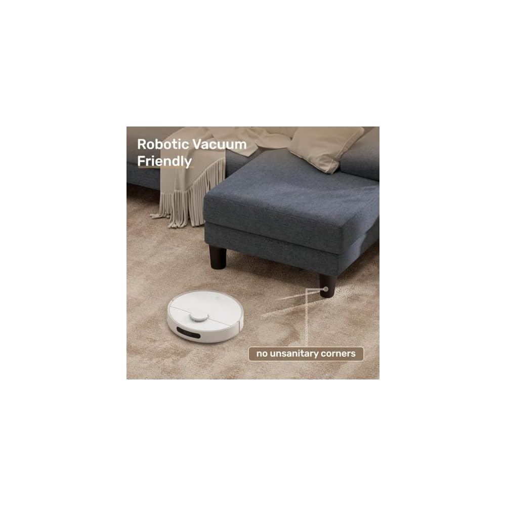 U-Shape Sectional Couch, 110 Inch Modern Modular Sofa