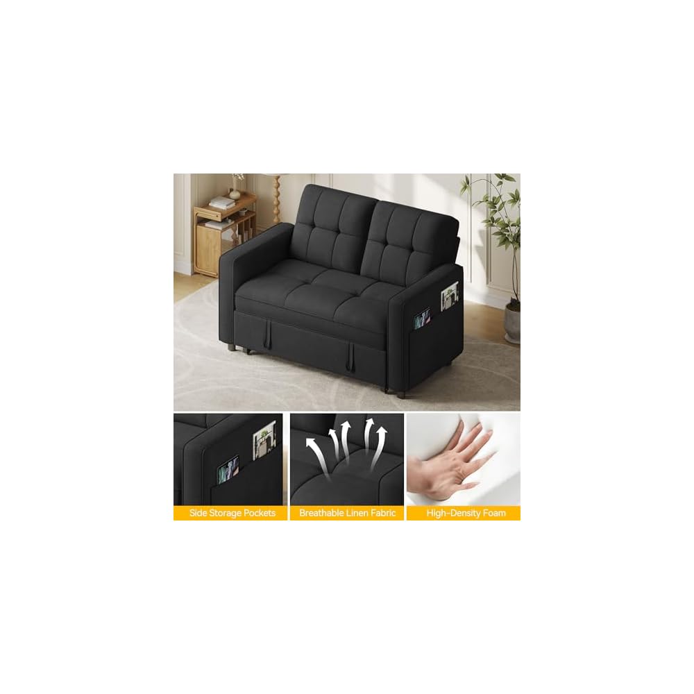 YITAHOME 3-in-1 Convertible Sofa Bed