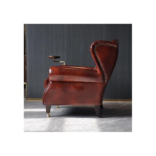 American Wood Skeleton Tiger Chair Godfather Cigar Chair Single Sofa