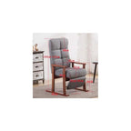 Office Chair Modern Living Room Chair Fabric Upholstered Furniture Lounge Reclining Armchair Accent Chair with Footrest (Color: C) (Color : C) (B)