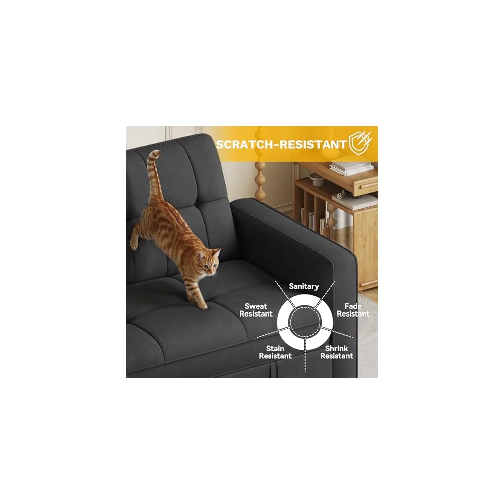 YITAHOME 3-in-1 Convertible Sofa Bed