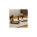 Japanese Floor Chair Solid Wood Meditation Chair with Back Support, Japanese Style Floor Seating Tatami Floor Seats with Cushion for Coffee Table, Low Tea Table，Living Room, Bedroom, Bay Window